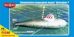 Niemiecka miniaturowa łódź podwodna Delphin-I 1:35 Mikromir 35005