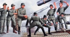 Model Leopold German Gun Crew Trumpeter 00406