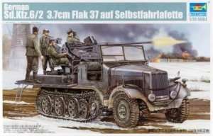 Niemiecki Sd.Kfz 6/2 z działkiem Flak 37 Trumpeter 05532