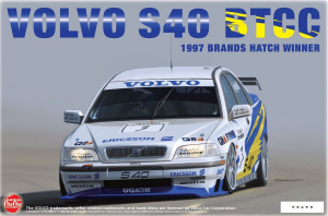 NuNu PN24034 Volvo S40 BTCC 1997 Brands Hatch Winner 1/24