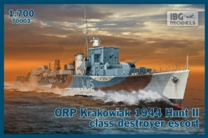 ORP Krakowiak 1944 niszczyciel skala 1-700 IBG 70003