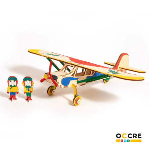 OcCre 20002 Samolot Falcon drewniany model dla dzieci