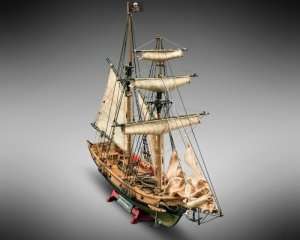 Okręt Blackbeard - Mamoli MV82 - drewniany model w skali 1-57