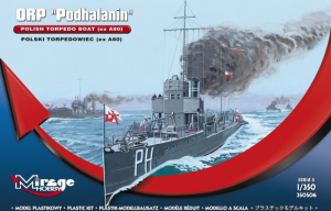Okręt ORP Podhalanin torpedowiec skala 1-350 nr 350506