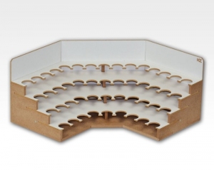 Organizer modułowy narożny na farby 26mm - OM06s