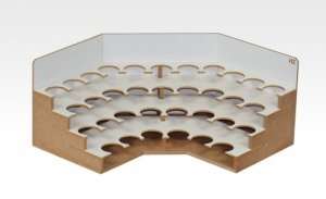 Organizer modułowy narożny na farby 36mm - OM06b