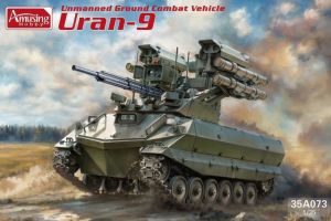 PREORDER Amusing Hobby 35A073 Uran-9 Unmanned Ground Combat Vehicle 1/35 