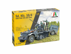 PREORDER Italeri 6395 Sd.Kfz.10/4 with FlaK 30 & Crew 1/35