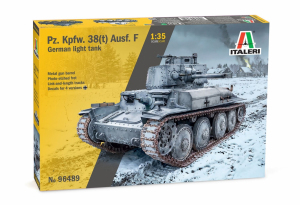 PREORDER Italeri 96489 Pz.Kpfw. 38(t) Ausf. F - German Light Tank 1/35