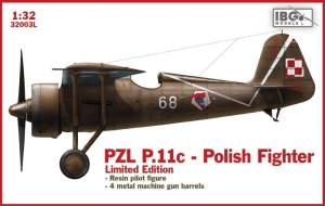 PZL.P11C polski myśliwiec 1-32 limitowana edycja IBG 32003L