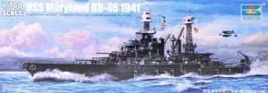 Pancernik USS Maryland (BB-46) 1941 1:700 Trumpeter 05769 