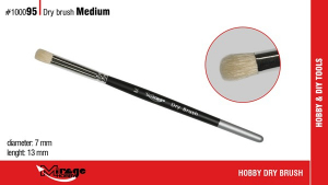Pędzel Dry Brush średni M Mirage 100095