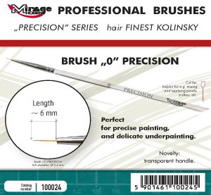 Pędzelek precision Kolinsky rozmiar 0 Mirage 100024
