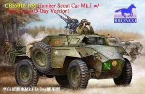Pojazd opancerzony Humber Scout Car Mk. I w/twin k-gun Bronco 35016