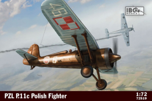Polski myśliwiec PZL P.11c model 1-72 nr 72519