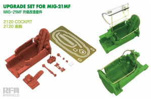 RFM 2120 MiG-21MF Cockpit 1/48 - 3D Printed Upgrade Set
