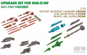 RFM 2123 MiG-21MF Weapon Set 1/48 - 3D Printed Upgrade Set
