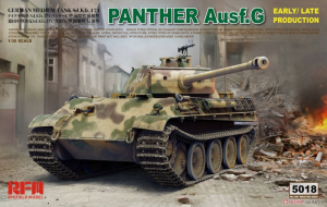 RFM 5018 Model czołgu Panther Ausf.G Early/Late Production 1/35 