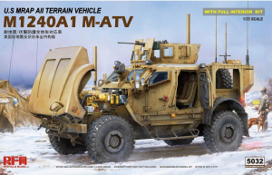 RFM 5032 Samochód opancerzony M1240A1 M-ATV z wnętrzem model 1-35