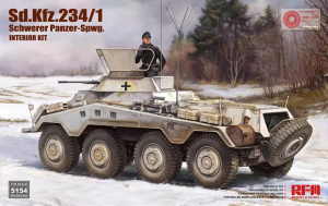 RFM 5154 Sd.Kfz. 234/1 Schwerer Panzer-Spwg. with Interior 1/35
