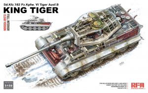 RFM 5159 Sd.Kfz.182 Pz.Kpfw.VI Tiger Ausf. B King Tiger 1/35 - Full Interior / Clear Version