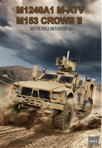 RFM RM-5052 Samochód opancerzony M1240A1 M-ATV M153 Crows II z wnętrzem