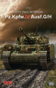 RFM RM-5055 Czołg Panzerkampwagen IV G/H z wnętrzem model 1-35