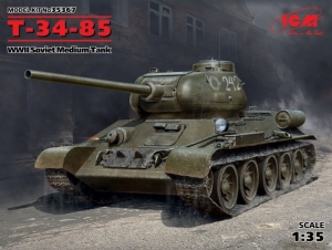 Radziecki czołg średni T-34/85 ICM 35367 skala 1-35