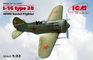Radziecki myśliwiec I-16 typ 28 model ICM 32002