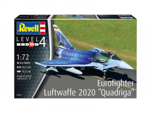 Revell 03843 Samolot Eurofighter Luftwaffe 2020 Quadriga model 1-72