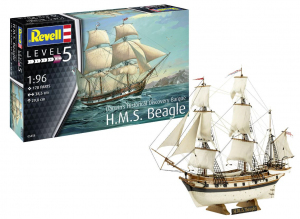 Revell 05458 Żaglowiec HMS Beagle 1/96 - Darwin's Historical Discovery Barque