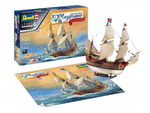 Revell 05684 Zestaw z farbami Mayflower 1/83 - 400th Anniversary