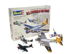 Revell 05794 U.S. Legends: 8th Air Force - P-47D, P-51B, B-17G