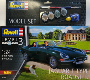 Revell 67687 Zestaw modelarski Jaguar E-Type Roadster model 1-24