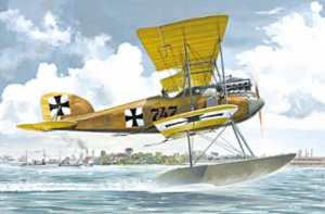 Roden 028 Samolot Albatros W.4 model 1-72