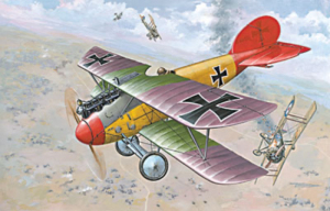 Roden 032 Samolot Albatros D.V/Va model 1-72
