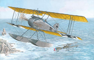 Roden 034 Samolot Albatros W.4 model 1-72
