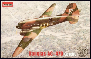 Douglas AC-47D Spooky model Roden 310 in 1-144 