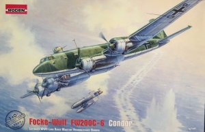 Roden 340 Samolot Focke Wulf Fw200C-6 Kondor 1/144 