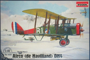 Roden 422 Samolot Airco (de Havilland) DH.4 model 1-48