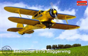 Roden 446 Samolot Beechcraft D17S Staggerwing model 1-48