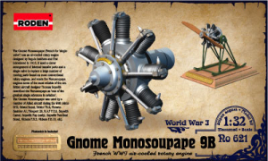 Roden 621 1/32 engine Gnome Monosoupape 100  1/32