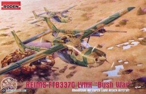 Reims FTB337G Lynx Bush War model Roden 628 in 1-32 