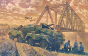 Roden 706 Samochód pancerny Sd.Kfz.233 Stummel model 1-72