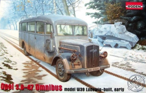 Roden 807 Pojazd Opel 3.6-47 Omnibus model w39 Ludewig-built early model 1-35