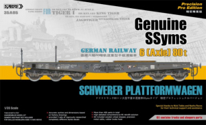 Sabre 35A05 Niemiecki wagon platforma model 1-35