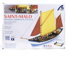 Saint Malo łódź rybacka Artesania 19010-N drewniany model 1-20