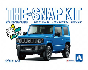Samochód Suzuki Jimny Brisk Blue Aoshima 05778 model 1-32