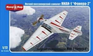 Samolot pasażerski NIAI-1 Fanera-2 skala 1:72 Mikromir 72-004
