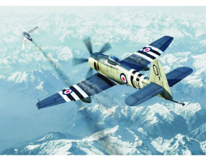 Samolot Hawker Sea Fury FB11 model Trumpeter 01631